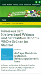 Mobile Screenshot of gruene-weimar.de